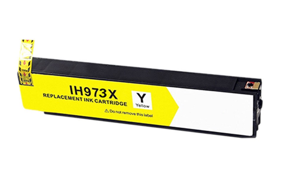 Compatible HP 973X Yellow High Capacity Ink Cartridge (F6T83AE)
